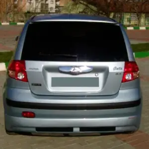 Задня нижня накладка (під фарбування) для Hyundai Getz 2002–