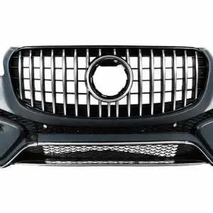 Передній бампер GLS450 в зібраному вигляді з решіткою GT Panamericana (2025-Design) для Mercedes-Benz GLS X167 2019–