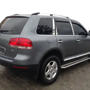Рейлінги Хром (Пласт. Ніжки) для Volkswagen Touareg 2002–2010