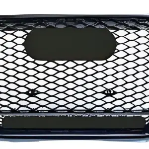 Передня решітка RS-style з написом Quattro (2007-2011, чорна) для Audi A5 2007–2015