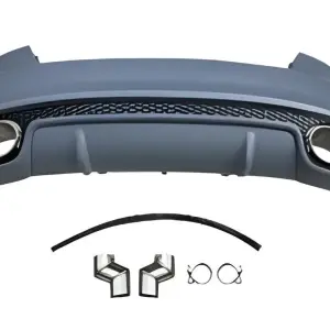 Задній бампер в зборі RS-Style (4х дверна, 2007-2011) для Audi A5 2007–2015
