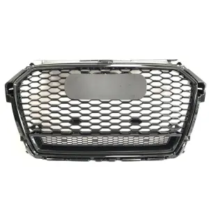 Передня решітка RS-style (2014-2018, чорна) для Audi A1 2010–2018