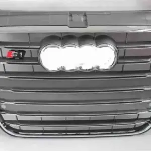 Передня решітка S-style (2010-2014, сіра з хромом) для Audi A1 2010–2018
