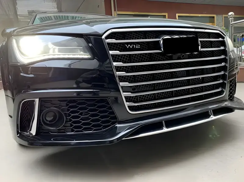 Передній бампер W12 RS-Style (2014-2018) для Audi A8 2010–2018