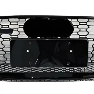 Передня решітка RS-style з написом Quattro (2016-2019, чорна) для Audi A5 2016–2025