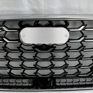 Передня решітка S-Style (2022+, хром з чорним) для Audi A8 2018–
