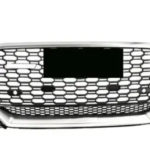 Передня решітка RSQ-Style (2016-2024, чорний з хромом) для Audi Q2 2016–