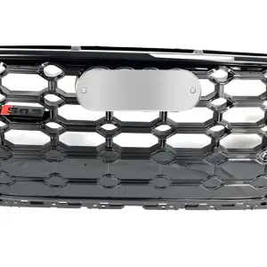 Передня решітка SQ-Style V1 (2016-2024, чорний) для Audi Q2 2016–