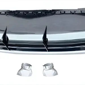 Задній дифузор з насадками QRS-Style (Normal, 2015-2019) для Audi Q7 2015–2026