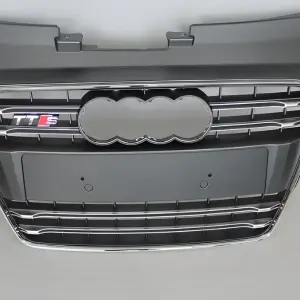 Передня решітка S-style (2008-2014, чорна з хромом) для Audi TT 2006–2014