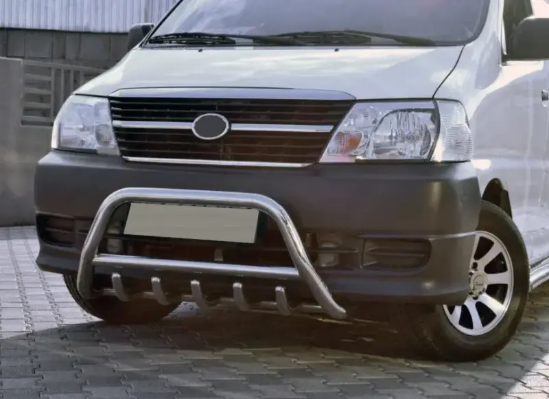 Кенгурятник WT003 (нерж) для Toyota HiAce