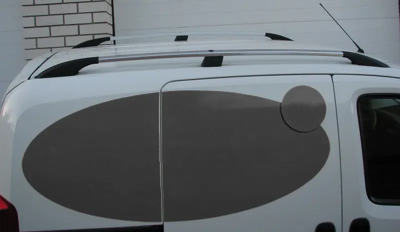 Рейлінги, колір Хром для Fiat Fiorino/Qubo 2008–2024