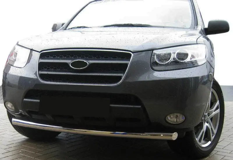 Передній захист ST008 (нерж.) для Hyundai Santa Fe 2 2006–2012