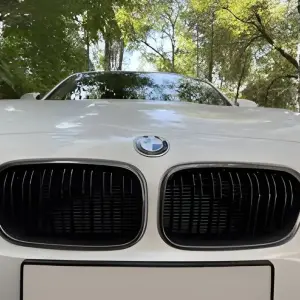 Ніздрі M-Look (2015-2019, чорний глянець з хром окантовкою) для BMW 1 серія F20/F21 2011–2019
