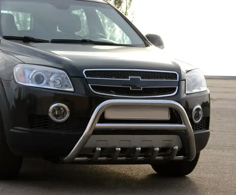 Передня дуга WT003 (нерж.) для Chevrolet Captiva 2006–2019