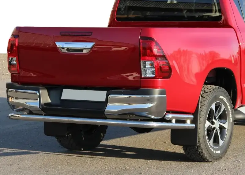 Задня дуга AK005-2 (нерж.) для Toyota Hilux 2015–