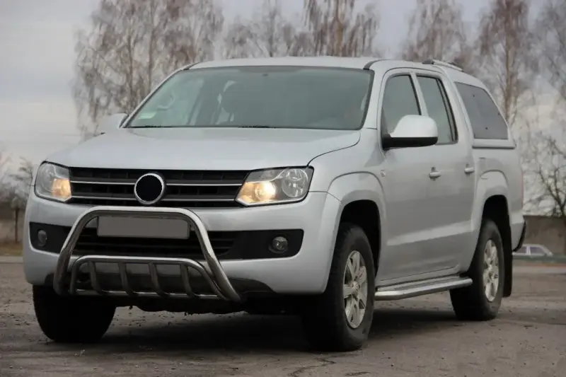 Кенгурятник WT002 (нерж) для Volkswagen Amarok 2010–2022