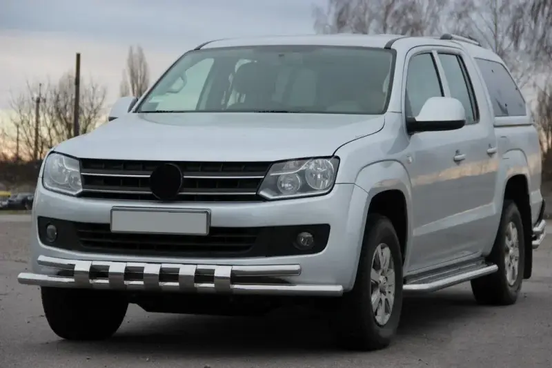 Передній захист ST015 (нерж) для Volkswagen Amarok 2010–2022