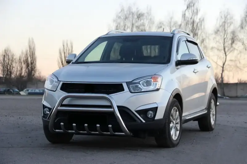 Кенгурятник WT003 (нерж.) для SsangYong Korando 2010–2019