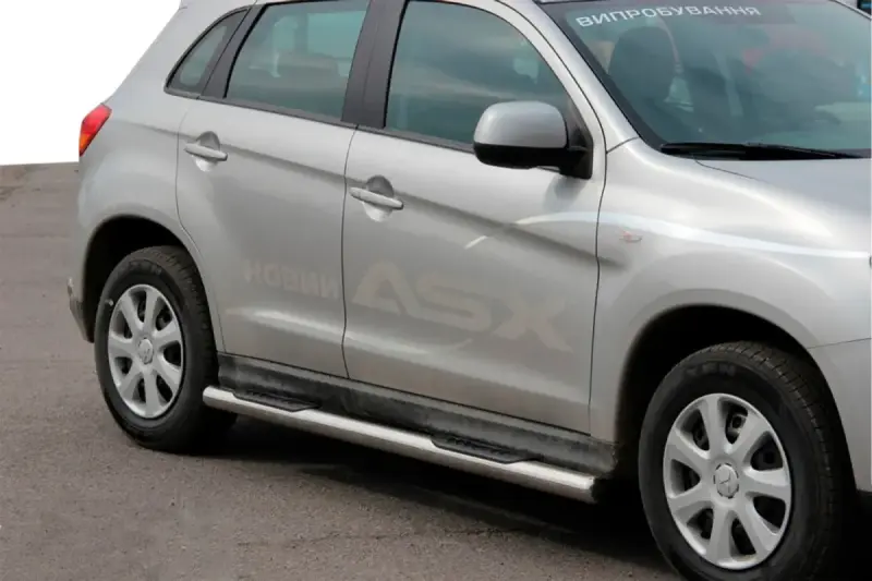 Бічні труби BB002 (2 шт., нерж.) для Mitsubishi ASX 2010–2023
