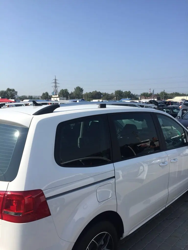 Рейлінги Хром (турецький дизайн) для Volkswagen Sharan 2010–2023