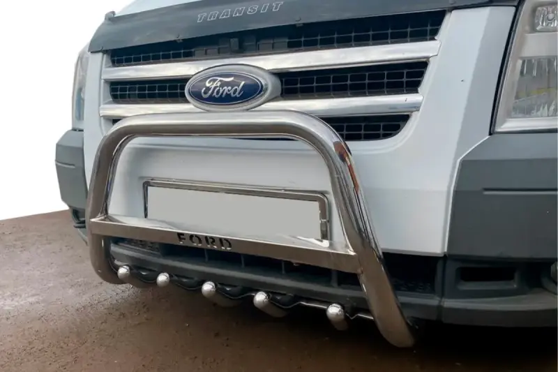 Кенгурятник WT004 (нерж) для Ford Transit 2000–2014