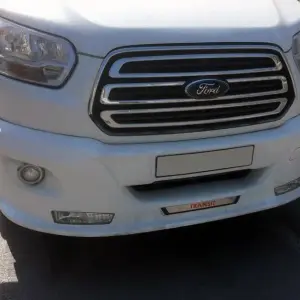 Накладка на передній бампер ERA (2014-2019, під фарбування) для Ford Transit 2014–