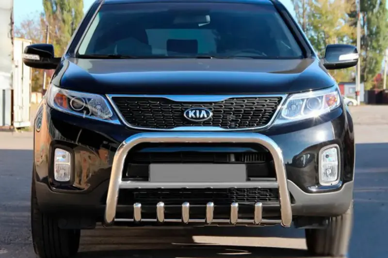 Кенгурятник WT021 (нерж.) для KIA Sorento II XM 2009–2014