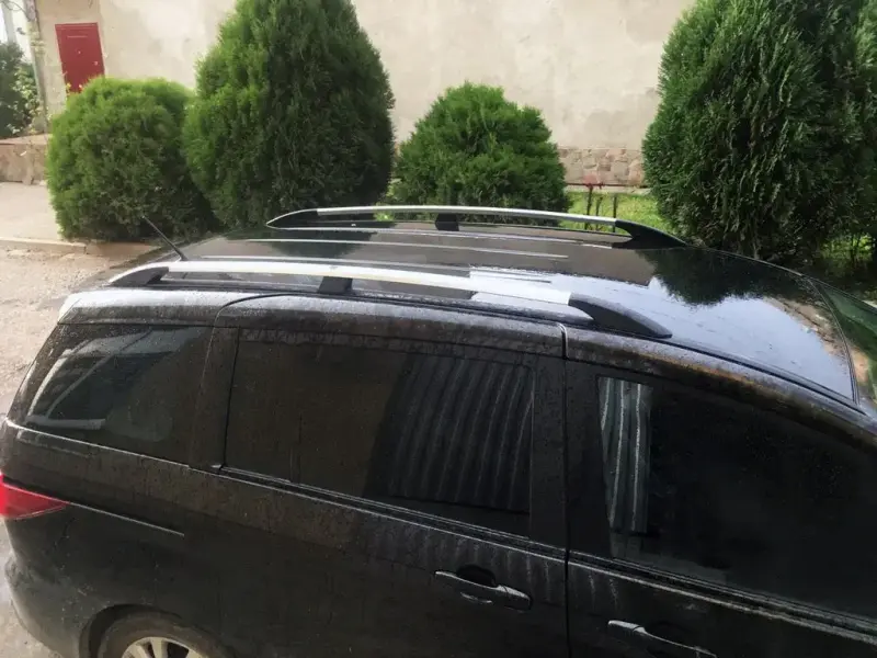Рейлінги алюмінієві (Хром) для Mazda 5 2010–2018
