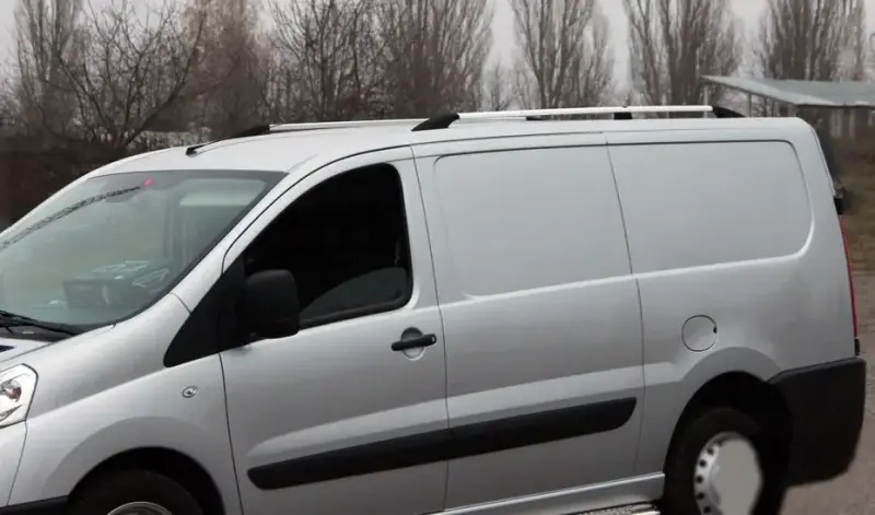 Рейлінги ХРОМ для Citroen Jumpy 2007–2017