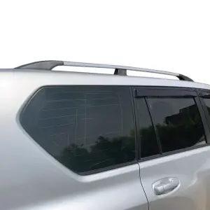 Рейлінги турецька дизайн (Хром, 2 шт) для Toyota Land Cruiser Prado 150 2009–2023