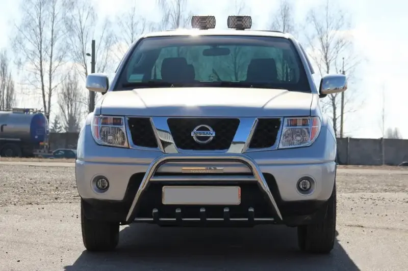 Кенгурятник WT003 (нерж) для Nissan Navara 2006–2015