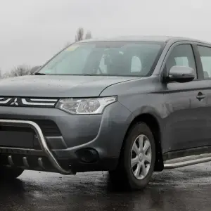 Кенгурятник WT004 (нерж.) для Mitsubishi Outlander 2012–2021