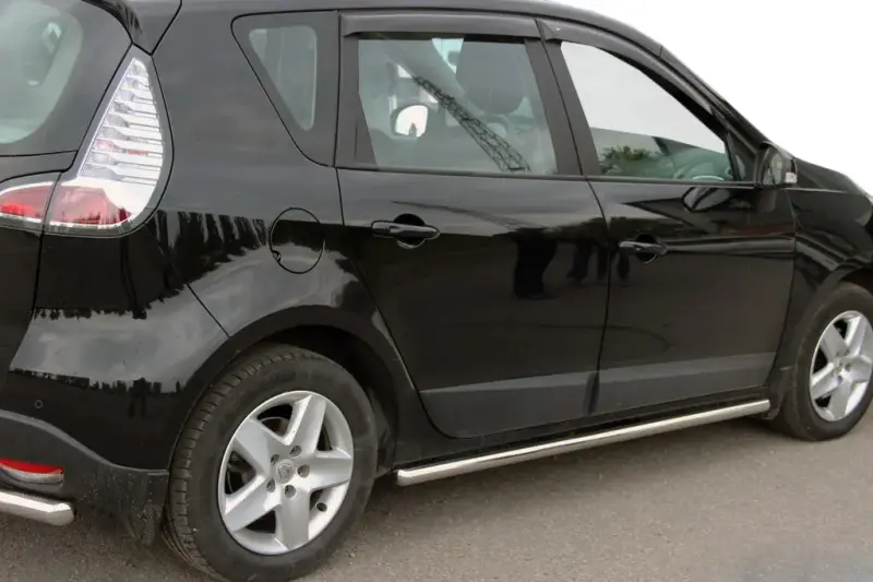 Бічні труби BB001 (2 шт., нерж) для Renault Scenic/Grand 2009–2016