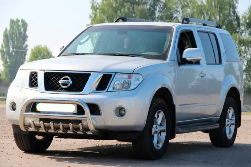 Кенгурятник WT008 (нерж) для Nissan Navara 2006–2015