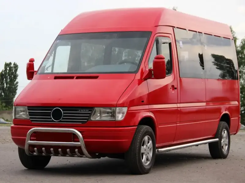 Кенгурятник WT008 (нерж.) для Mercedes-Benz Sprinter W901/902/903/904/905 1995–2006