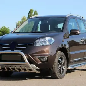 Кенгурятник WT003 (нерж.) для Renault Koleos 2008–2016