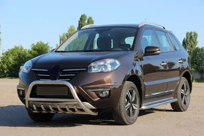 Кенгурятник WT003 (нерж.) для Renault Koleos 2008–2016