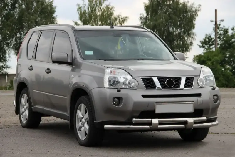 Передній захист ST015/2 (нерж) для Nissan X-trail T31 2007–2014