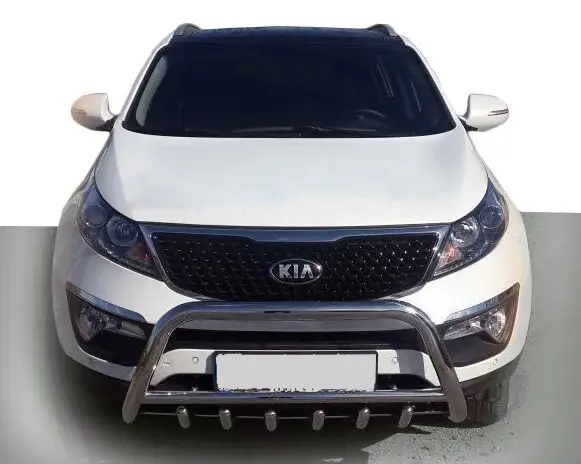 Кенгурятник WT003-1 (нерж.) для KIA Sorento II XM 2009–2014