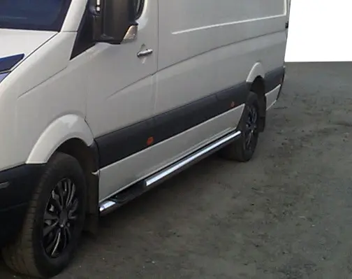 Бічні труби (2 шт., нерж.) для Opel Movano 2004–2010