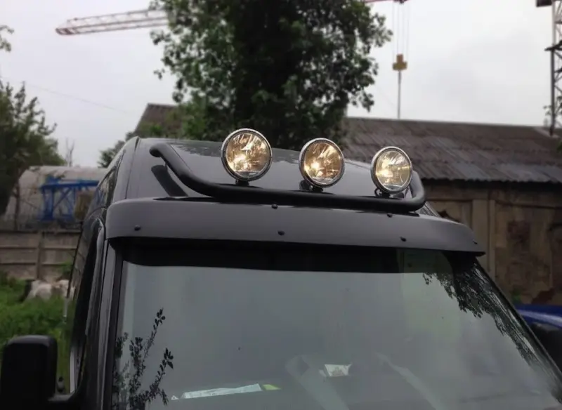 Верхня дуга Black (нерж) для Mercedes-Benz Sprinter W901/902/903/904/905 1995–2006
