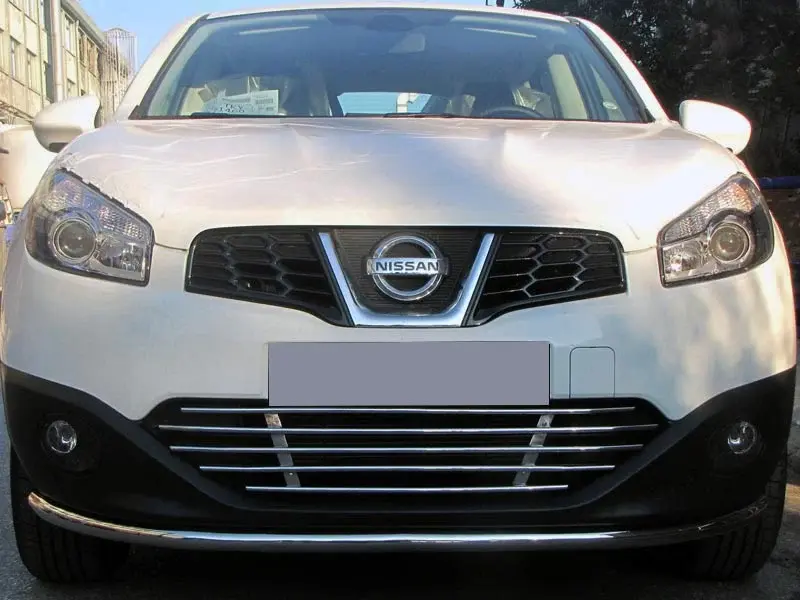 Передній захист ST008 (2014-2017, нерж) для Nissan Qashqai 2014–2021