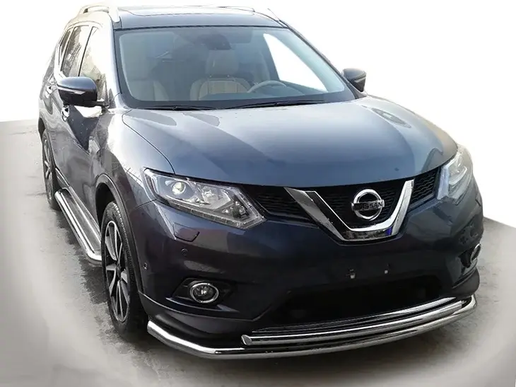 Передній захист ST014 (нерж) для Nissan X-trail T32/Rogue 2014–2021