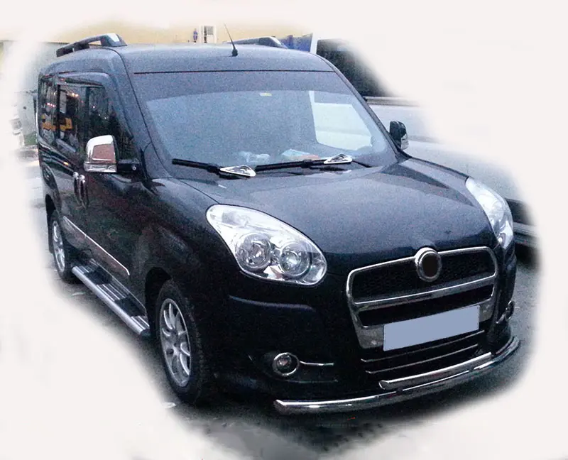 Передній захист ST014 (нерж.) для Opel Combo 2012–2018