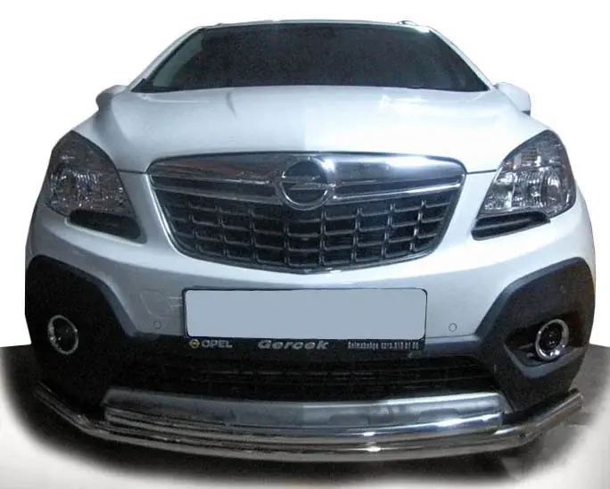 Передній захист ST014 (нерж) для Opel Mokka 2012–2021