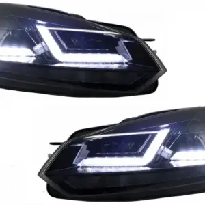 Передні фари Golf 7 Style Silver (2 шт) для Volkswagen Golf 6 2008–2014