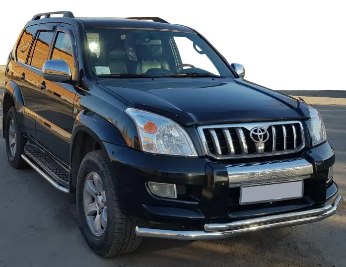 Передня дуга ST014 (нерж.) для Toyota Land Cruiser Prado 120 2002–2009