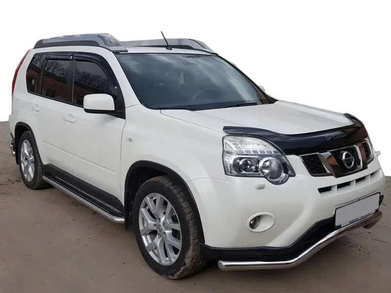 Передній захист ST007 (нерж) для Nissan X-trail T31 2007–2014