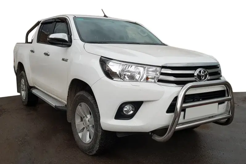 Кенгурятник WT007 (нерж) для Toyota Hilux 2015–